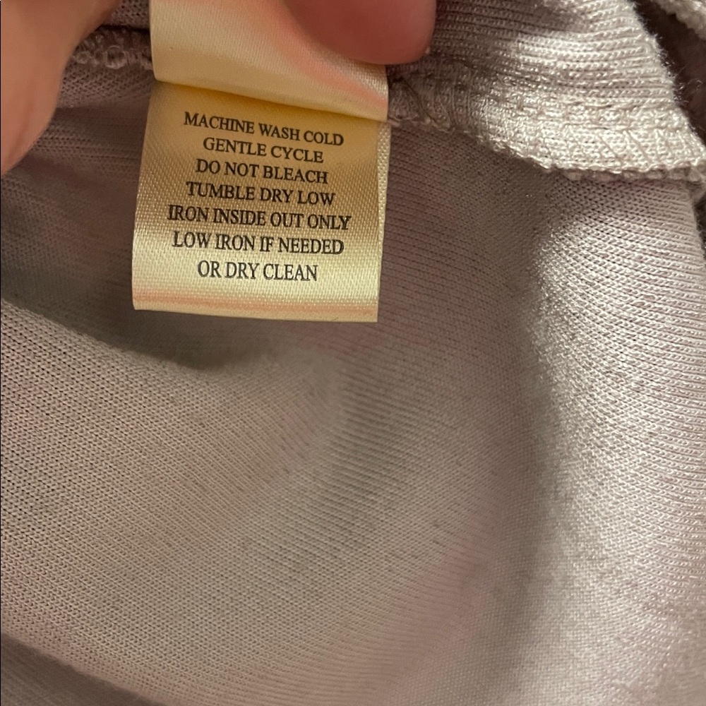 Dylan Velvet V-Neck Blouse in Taupe - Picture 5 of 7